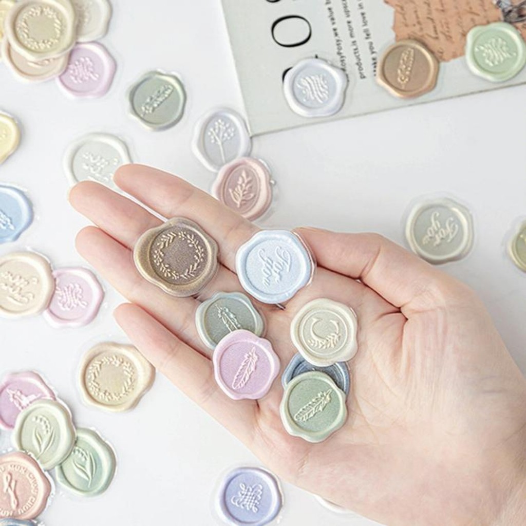 

Seal Wax Sticker solid color - sticker stempel lilin Scrapbook