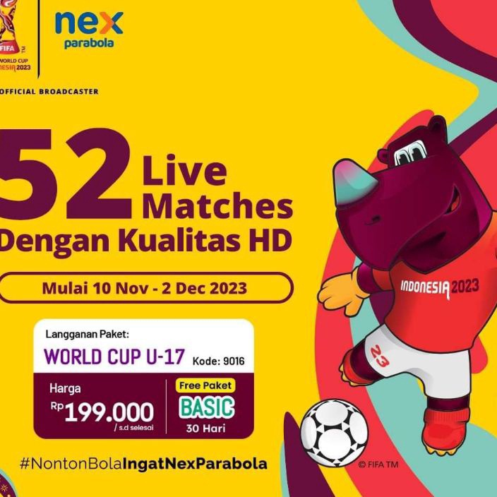 Gaya Tanpa Mahal Nex Parabola Paket World Cup U17 Indonesia Free Paket Basic 1 Bulan
