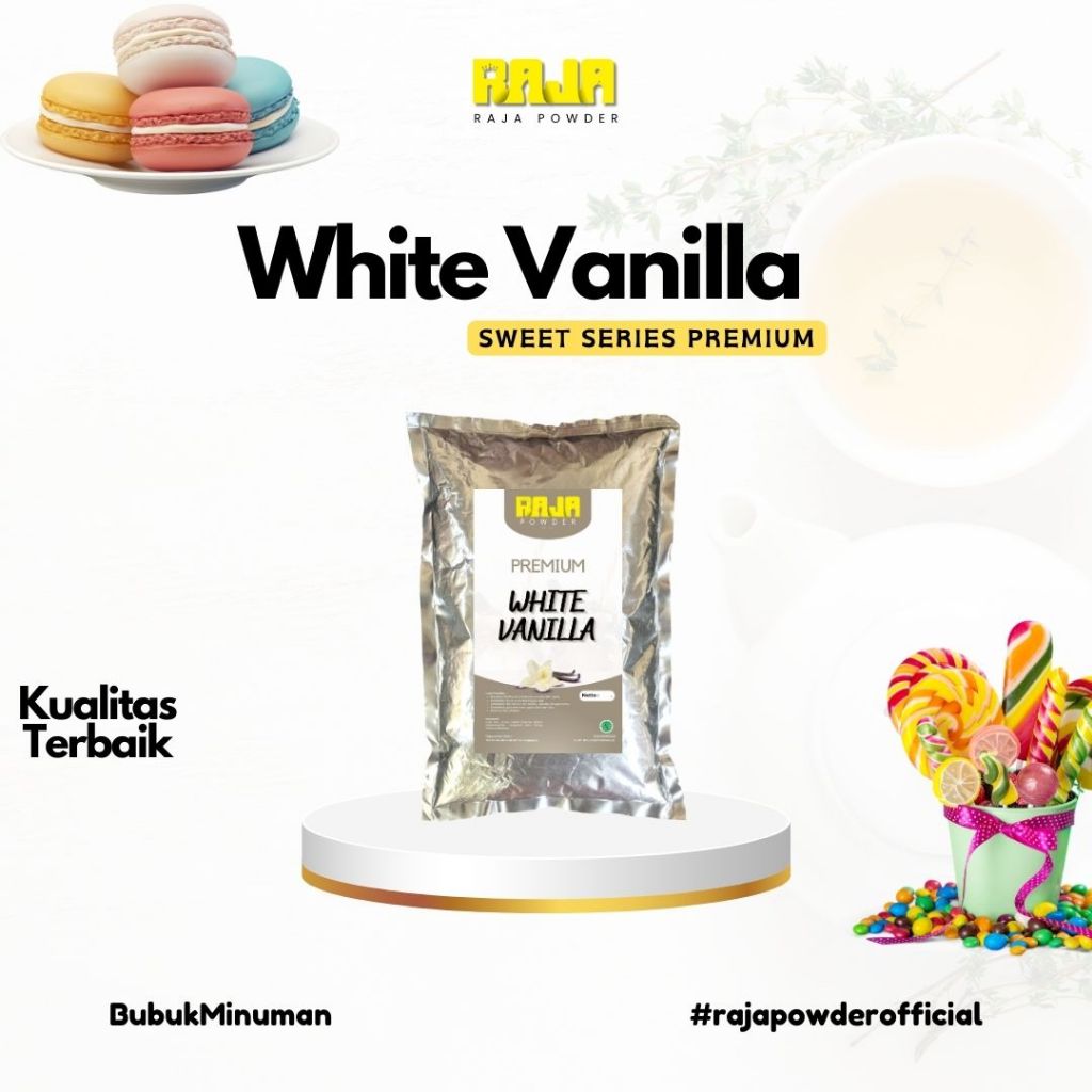 

Bubuk Vanilla Bubuk Minuman Vanilla Powder 1 kg / 1000 gram PREMIUM
