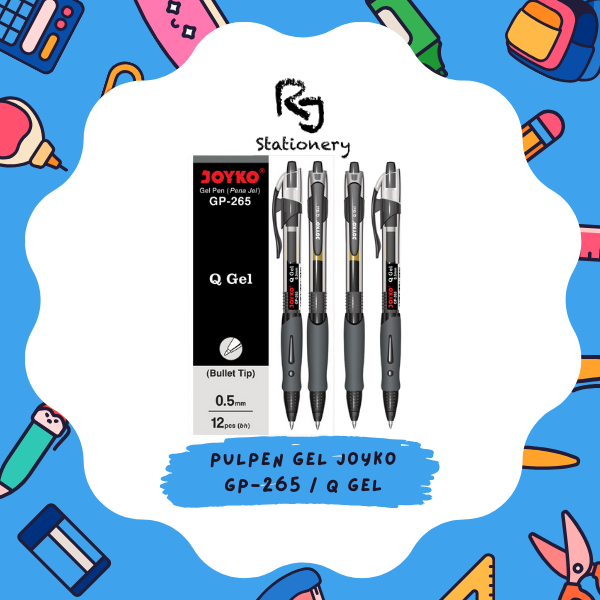 

Gel Pen Pulpen Pena Joyko GP-265 Gel 0.5 mm (Lusin)