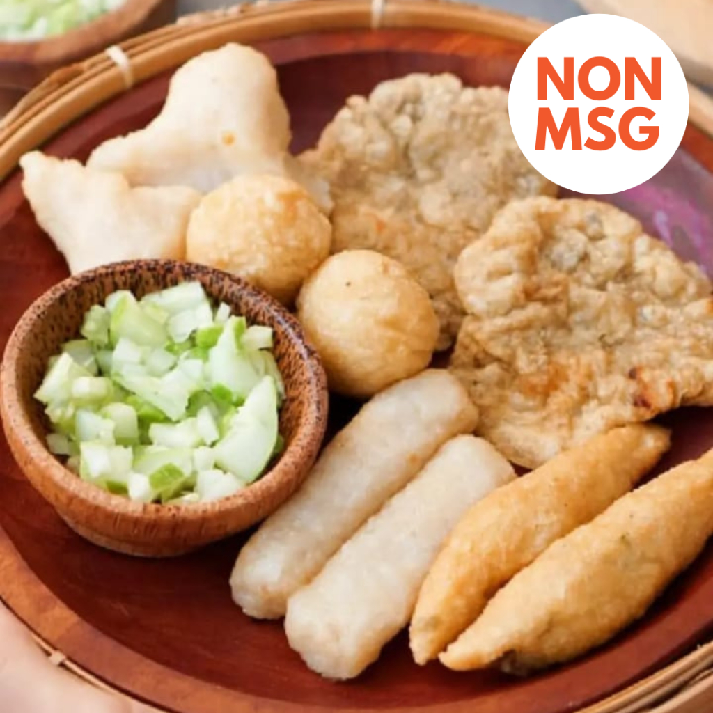 

Pempek Ikan Tenggiri Mix isi 20 NON MSG - GLUTEN FREE