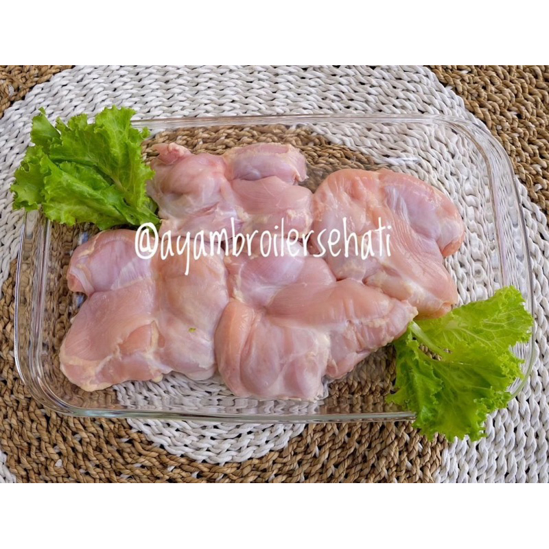 

Paha Filet Ayam (Daging Boneless tanpa kulit) FRESH 1kg