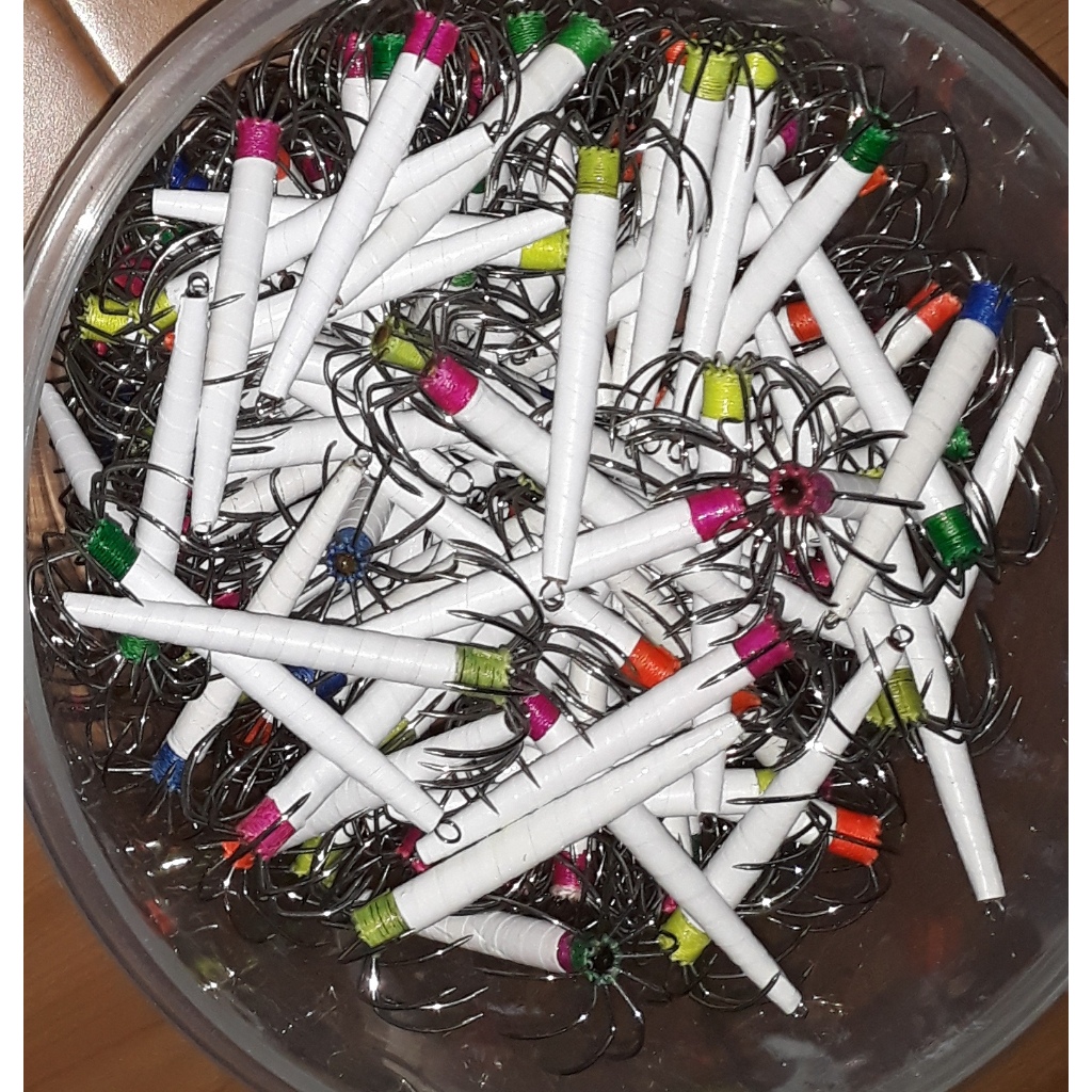 Pancing Cumi / Scuid Hook (kail menggunakan kawat SS304 ukuran 1mm)