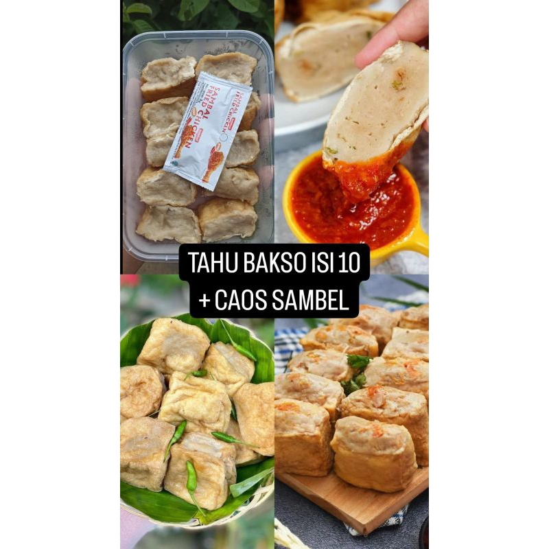 

10 PCS TAHU BAKSO BISA KUKUS / GORENG, JUAL TAHU BAKSO MALANG MURAH GRATIS ONGKIR