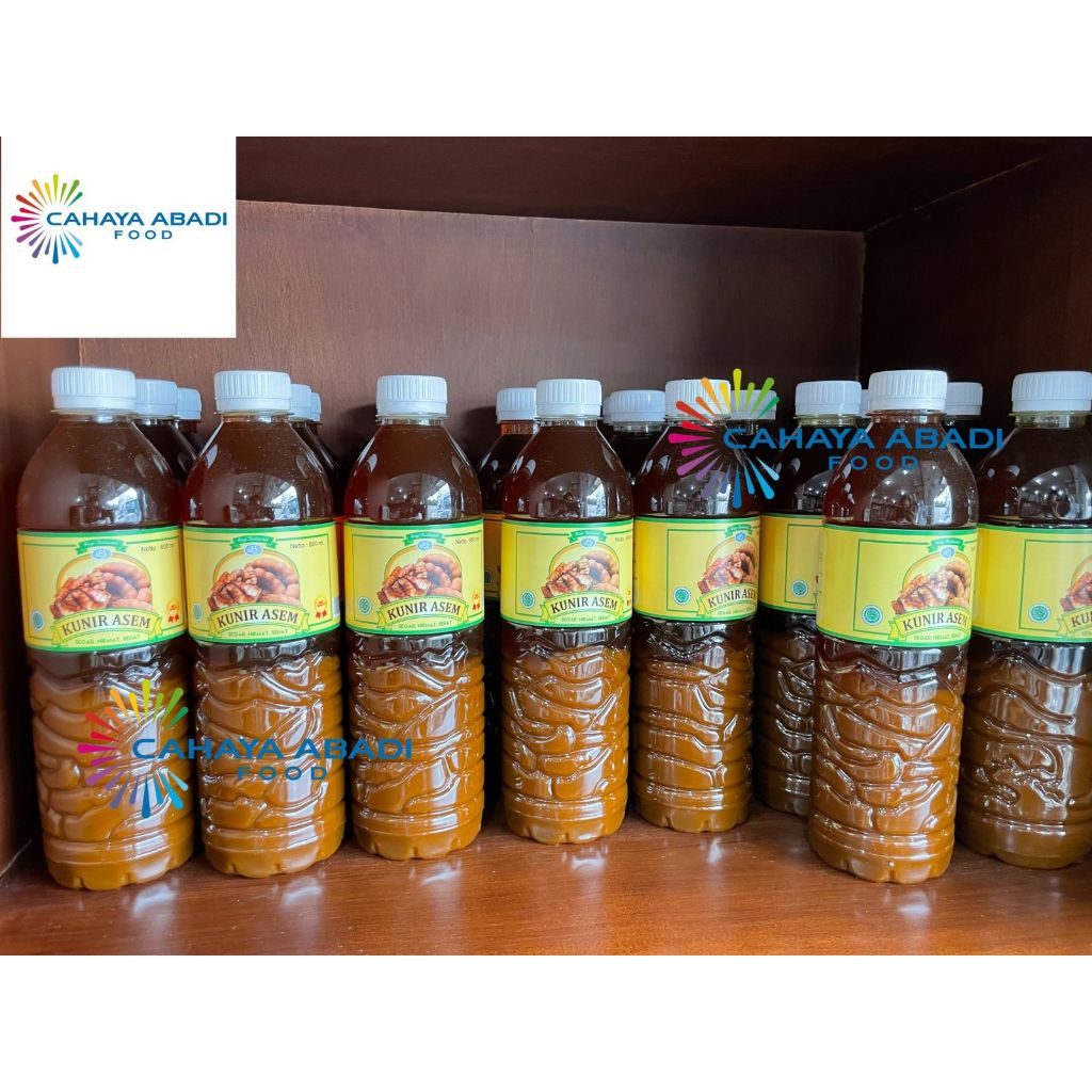 

Kunir Asem Arum Sari 600ml [ Botol Plastik ]