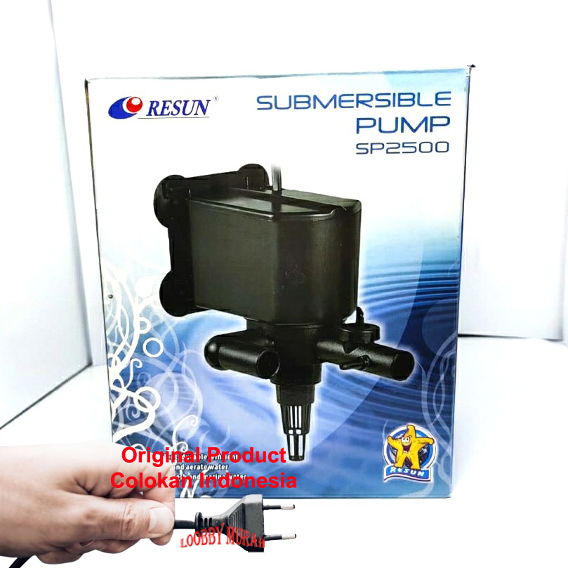 Pompa Air Celup RESUN SP 2500 SP2500 18 Watt Water Pump Power Head Aquarium Kolam Ikan Hidroponik