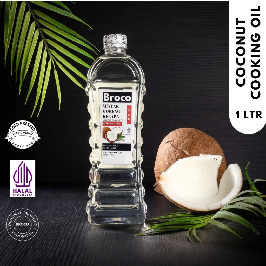 

Minyak Goreng Kelapa / Coconut Cooking Oil - Broco 1 liter