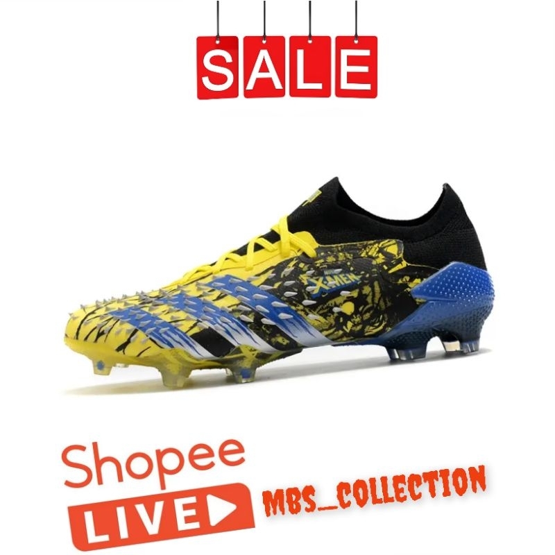 SEPATU BOLA JUNIOR PREDATOR FREAK.1 FG LOW WOLVERINE X-MAN MARVEL SOCCER FOOTBALL ANAK UNISEX PREMIU