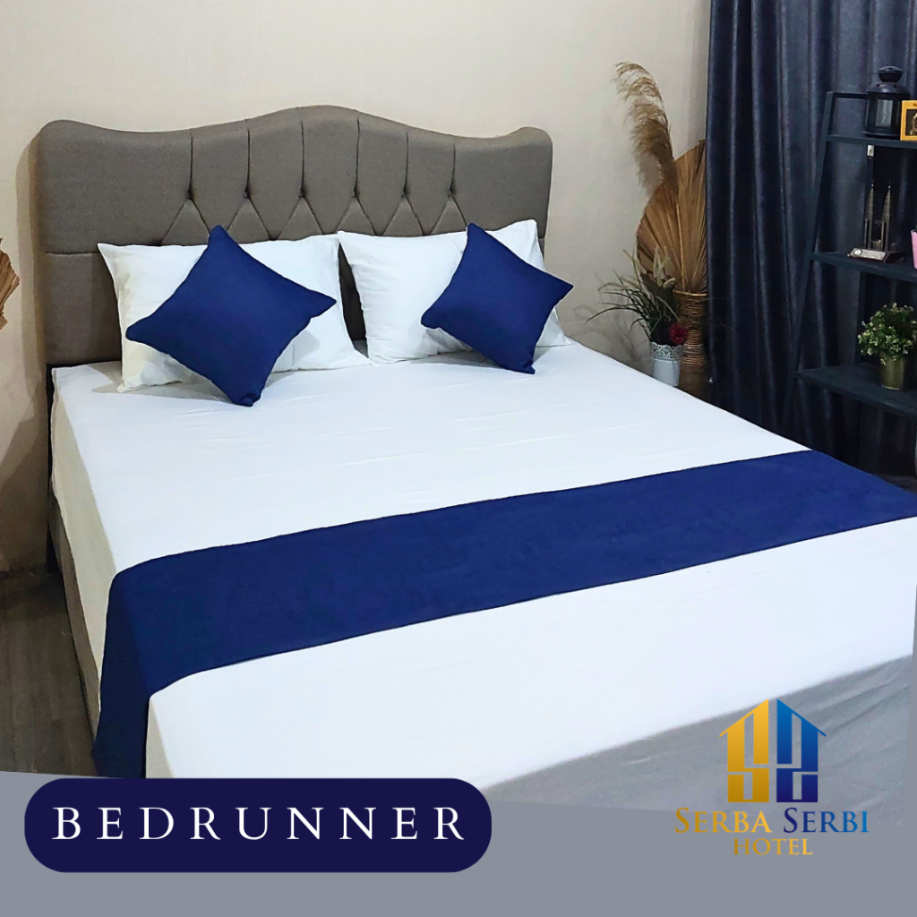 SERBA SERBI HOTEL - Bed Runner Hotel Bahan Blackout Motif