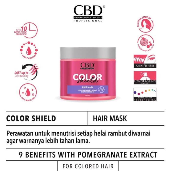 CBD COLOR SHIELD HAIR MASK 250GR/CBD HAIR MASK 250GR/CBD SHIELD HAIR MASK