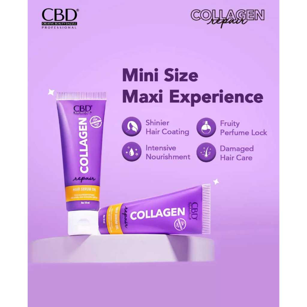 CBD COLLAGEN REPAIR HAIR SERUM OIL 10ml/ CBD COLLAGEN/CBD HAIR SERUM 10ML