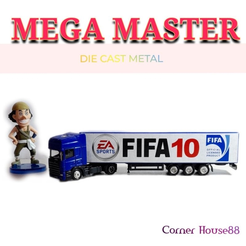 COLLECTOR DIE CAST MEGA MASTER SCANIA FIFA10 | DIE CAST TRUCK TRONTON | REJECT SALE 