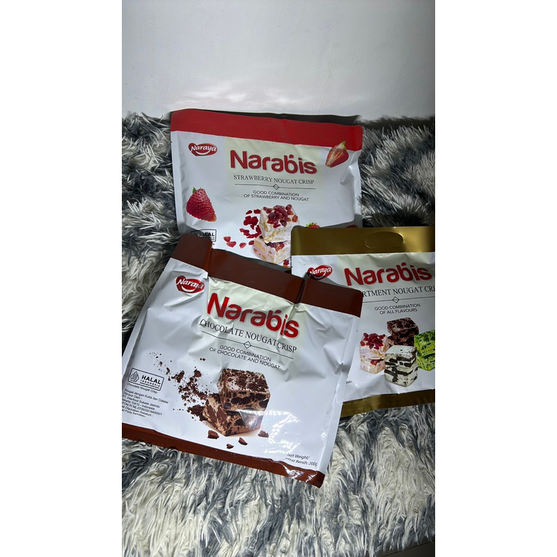 

Narabis Assortment Nougat Crips 200gr exp 2026