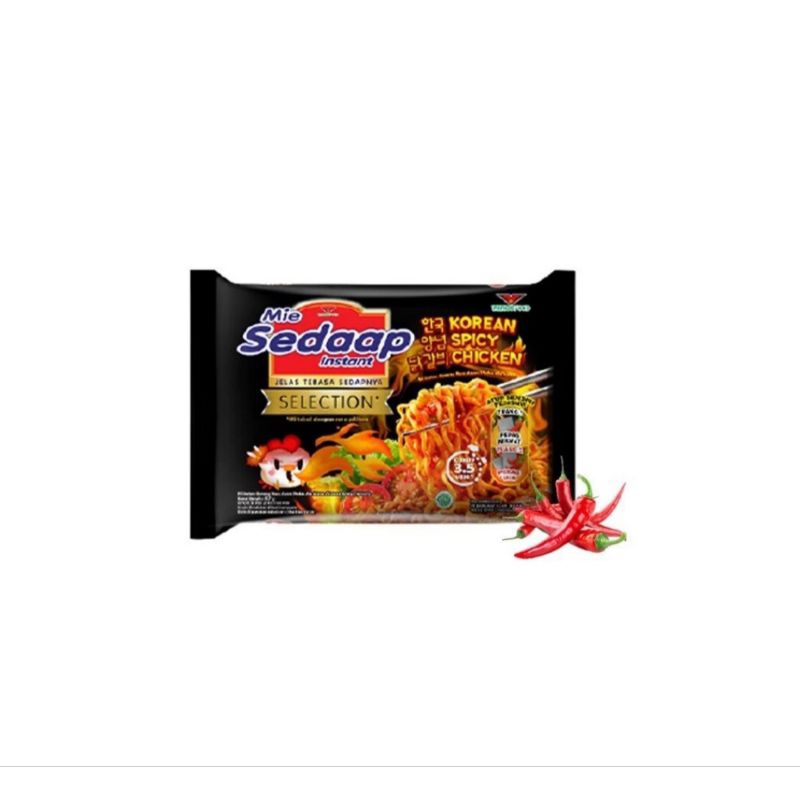 

Sedaap Mie Instan Korean Spicy Chicken Bag 87 gr x40