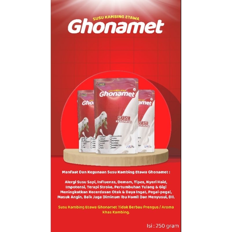 

susu kambing etawa ghonamet