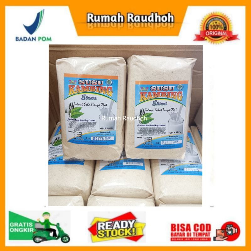 

SUSU KAMBING ETAWA BUBUK 7on7 KEMASAN 1 KG RASA GULA AREN