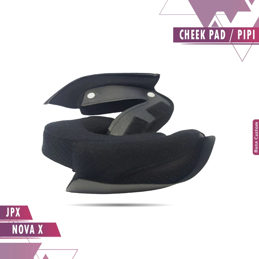 Busa Helm JPX NOVA X Busa Pipi Size S M L Cheek Pad Spon Samping Half Face