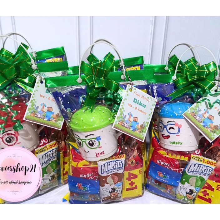 

PALING AMPUH Paket snack ultah LENGKAP Gelas karakter Free card