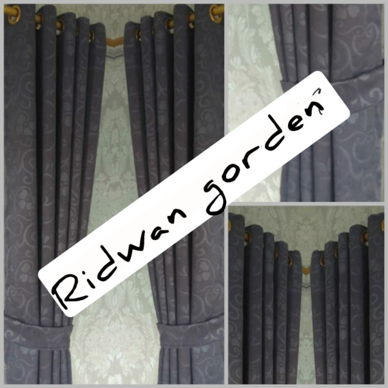Gorden Bahan Lokal Panjang 1.5m – 2m | Tirai Jendela Minimalis Hordeng Pintu Kamar Murah