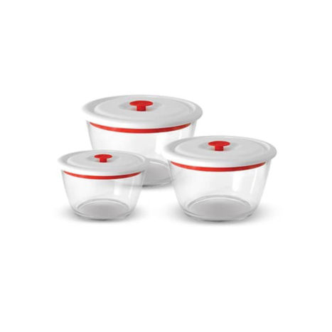 Dijual Maxim Tivoli Fresh Bowl 3pcs Set Kotak Makanan Bulat Kedap Udara Diskon