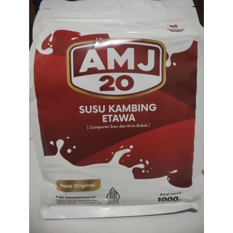 

Susu kambing AMJ 20 grade A1 1000gr termurah