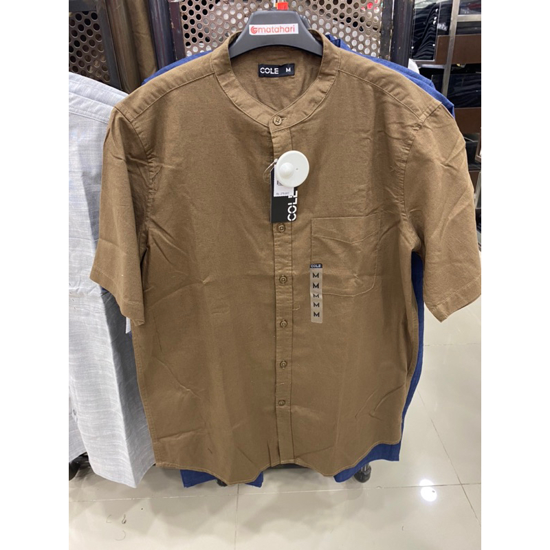 kemeja kerah koko merek cole ori matahari