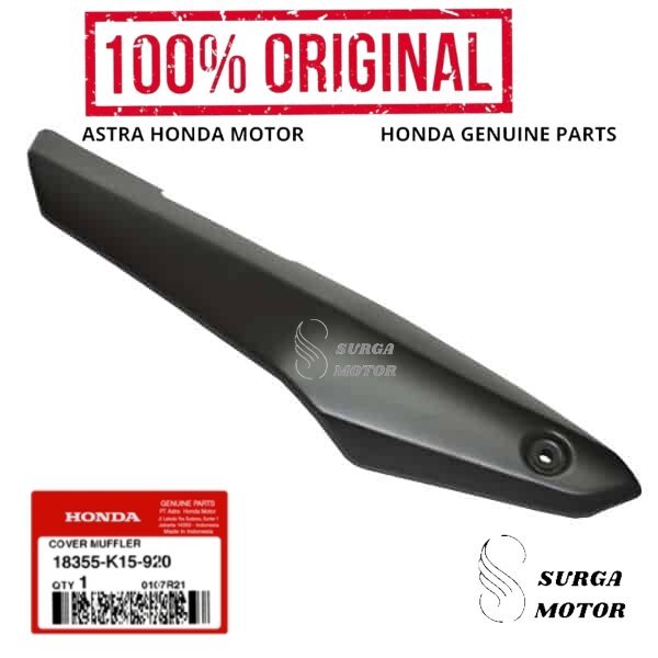 Cover Knalpot Tutup Pelindung Knalpot New CB150R New CB 150 R LED ASLI ORI HONDA AHM SurgaMotor Asli