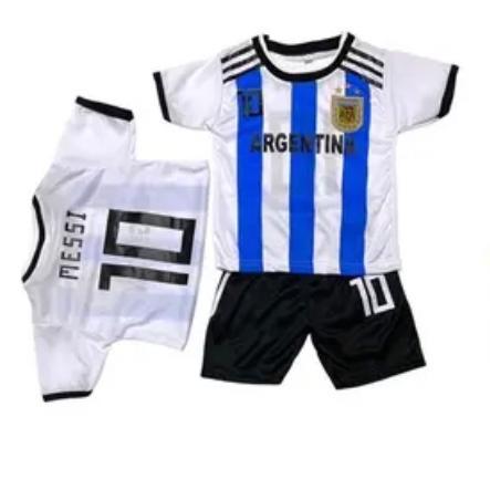 baju bola anak Argentina/ setelan baju bola anak Liga Dunia/ kaos bola anak Argentina/ baju bola ana