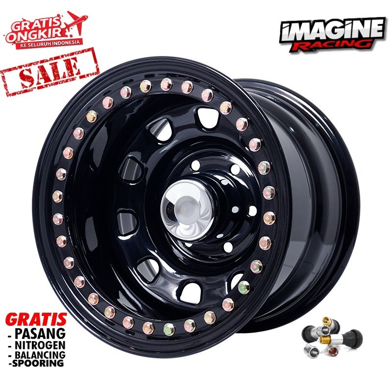 VELG MOBIL HSR BEADLOCK MOKUPO  R16 HARDTOP DMAX PANTHER TRITON HILUX BLAZER PRADO STRADA RANGER DLL
