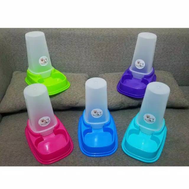 DISPENSER MAKANAN KUCING OTOMATIS WADAH MAKANAN