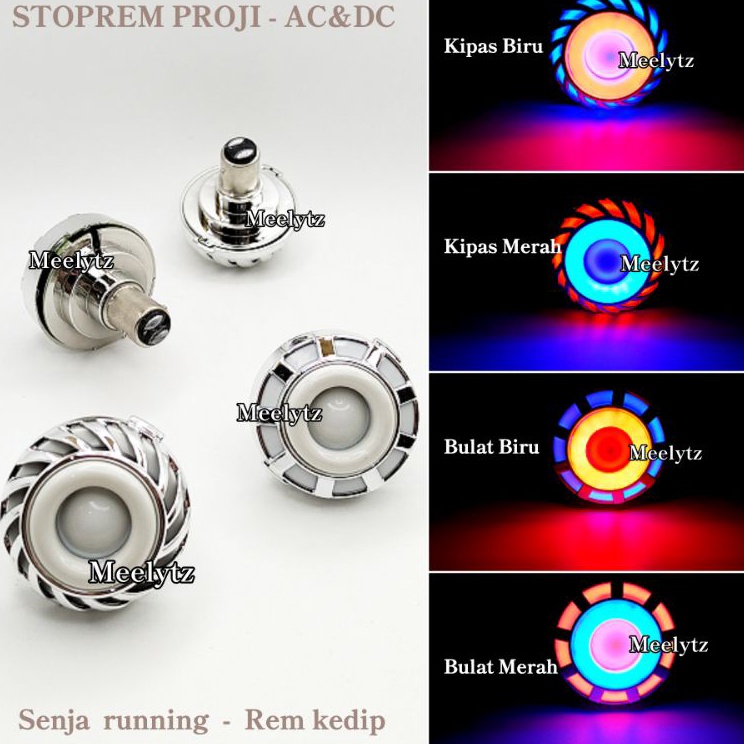 GgM Dijamin Bisa AC DC Lampu stop projie LED proji stoprem stop rem stoplamp s Produk Terkini