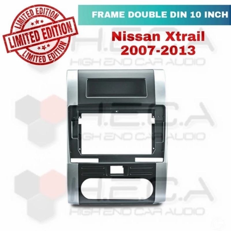 Frame Head Unit 10 inch Nissan X-trail 2007 - 2013