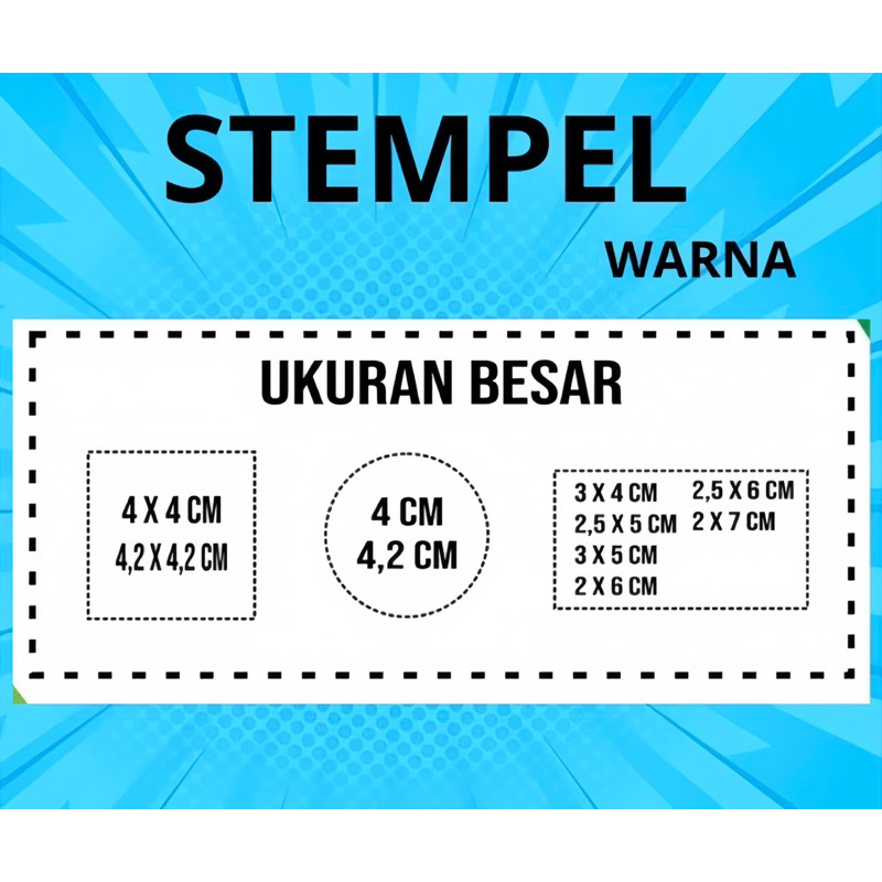 

CETAK STEMPEL UKURAN BESAR NILAI COSTOM