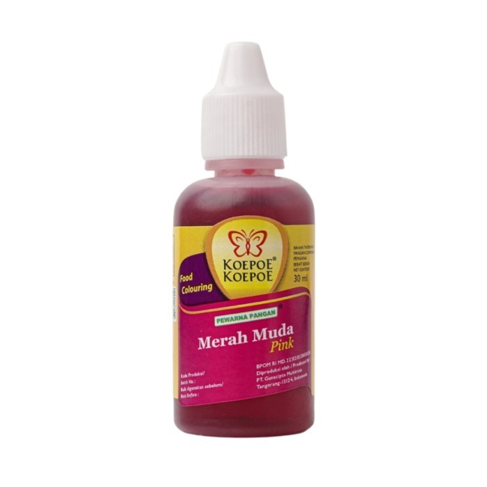 

Koepoe-Koepoe Pewarna Merah Muda 30 ml