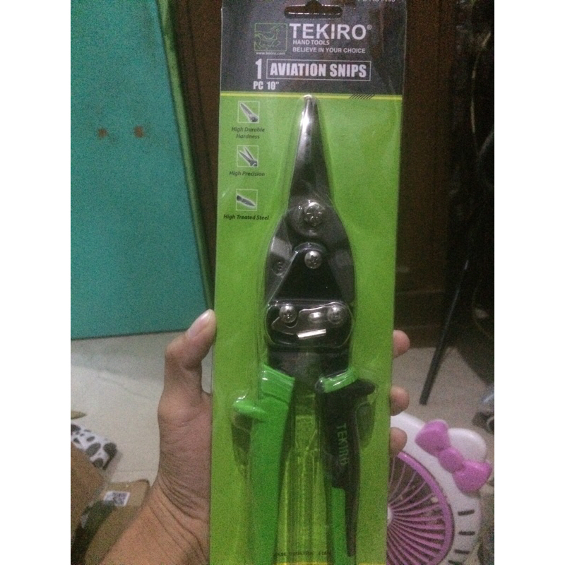 

Tekiro Gunting Hollow Baja Ringan Gunting Seng 10 Inch Lurus Aviation Snips Termurah Berkualitas