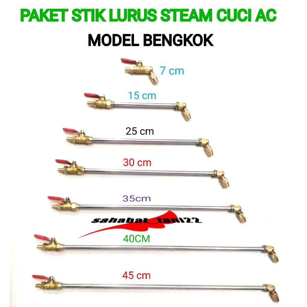 Nozzle Cuci AC Bengkok Spuyer Cuci AC Nozzle Jet Cleaner 1 set Bengkok