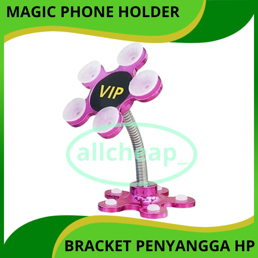 DM - Phone Holder Bracket Gurita Penyangga HP Magic Suction Cup Mobile