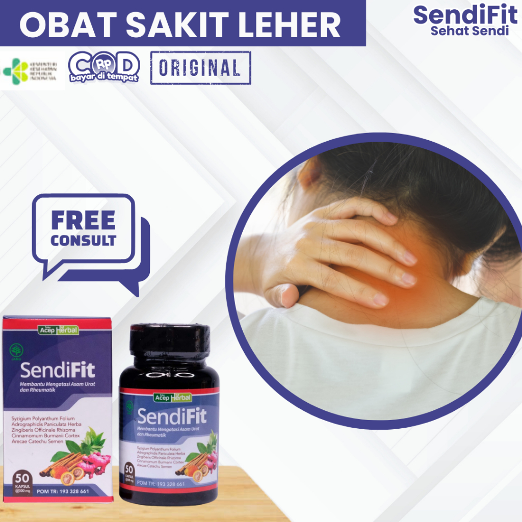Obat Sakit Leher, Obat Leher Tegang, Kaku Dan Nyeri, Sakit Leher Belakang, Obat Pundak Saraf Kejepit