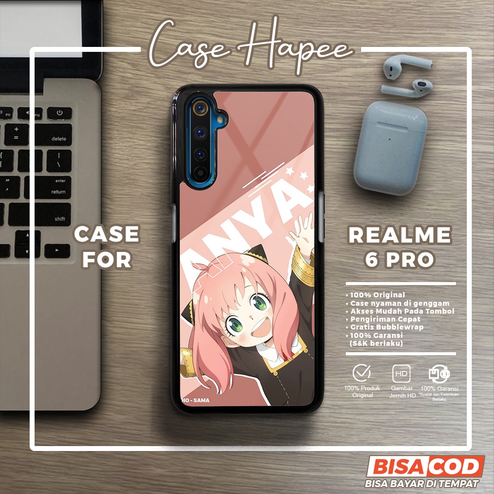 Case Realme 6 Pro Casing Realme 6 Pro [ANYA] Casehapee Case Glossy Case Aesthetic Custom Case Premiu