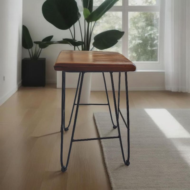 kursi kafe kotak 50 cm kursi besi bangku cafe kotak dudukan 30x30 bangku bakso kursi bakso