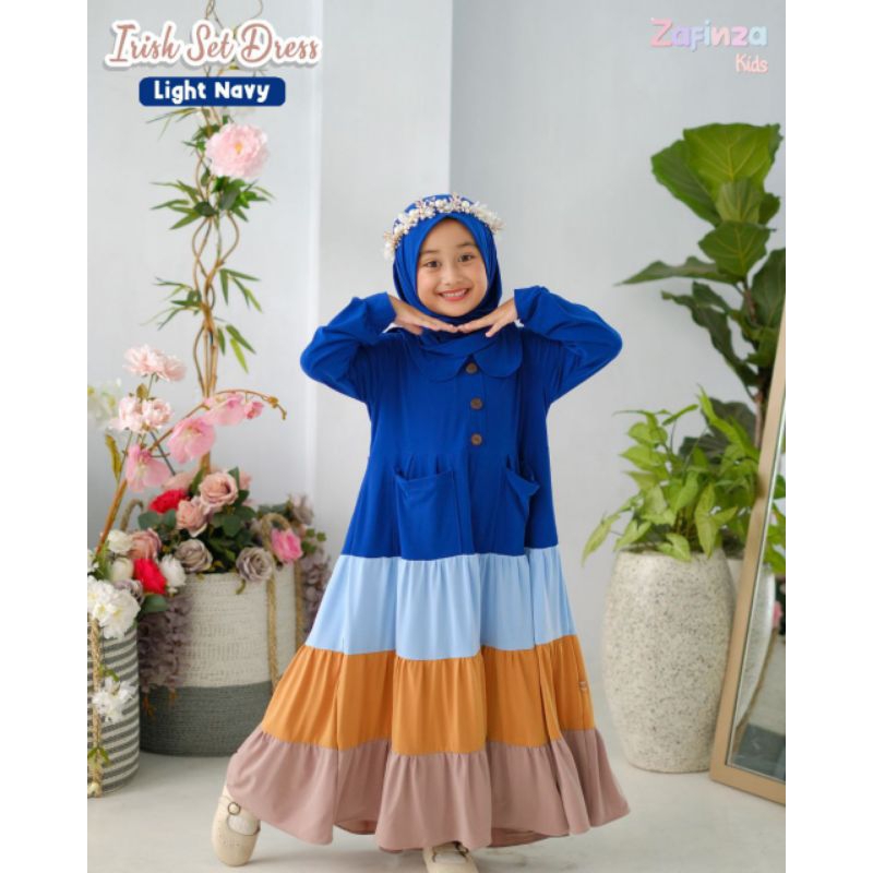 Gamis Irish dress ori Zafinza  kids