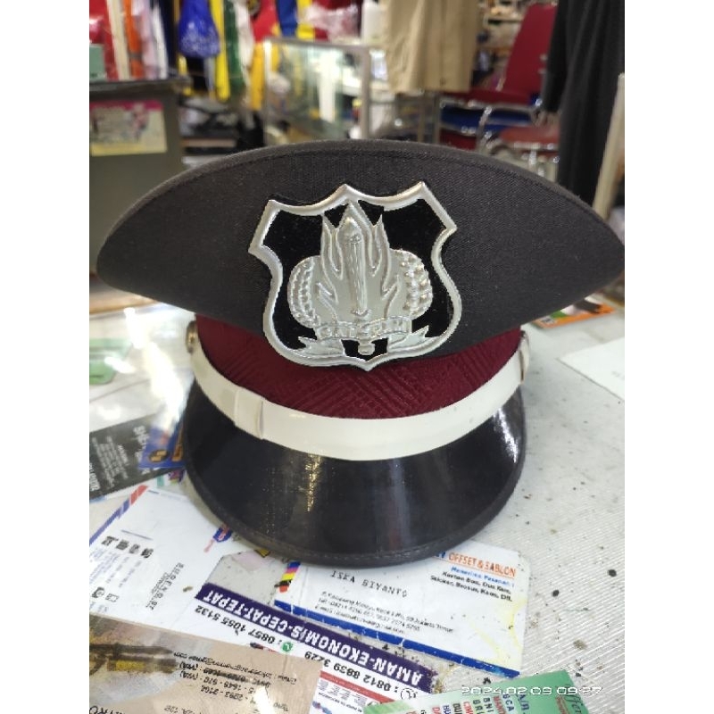 PET scurity/PET Satpam/Topi Scurity/Satpam