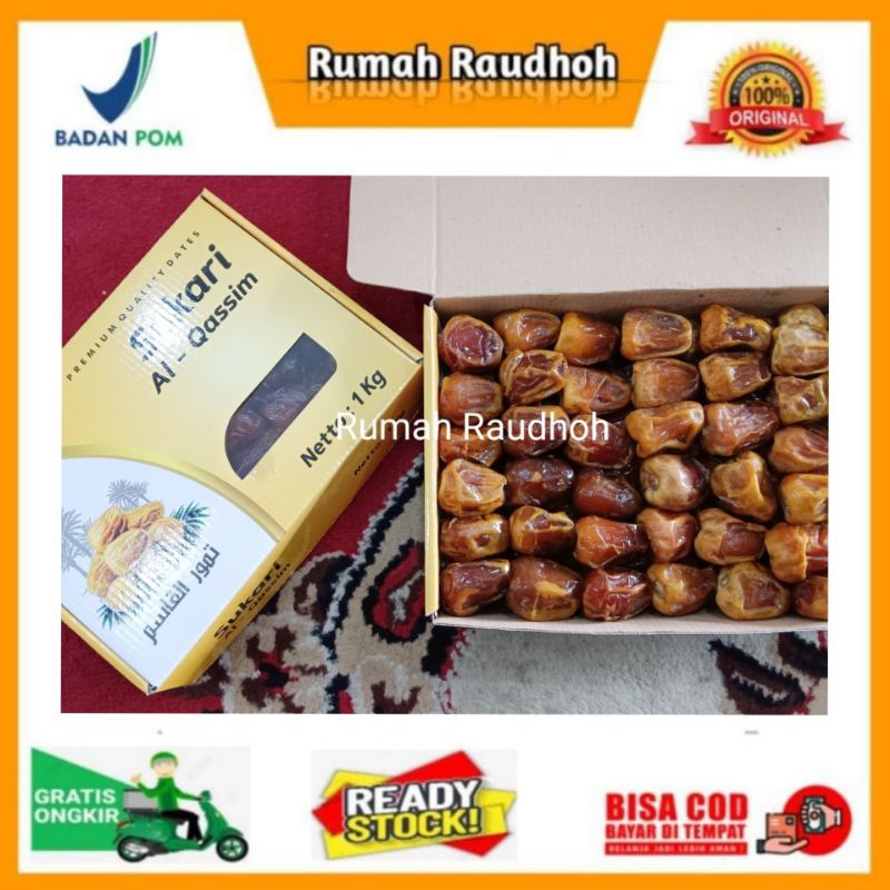 

KURMA SUKARI AL-QASSIM PREMIUM 1 KG - KURMA ASLI MADINAH