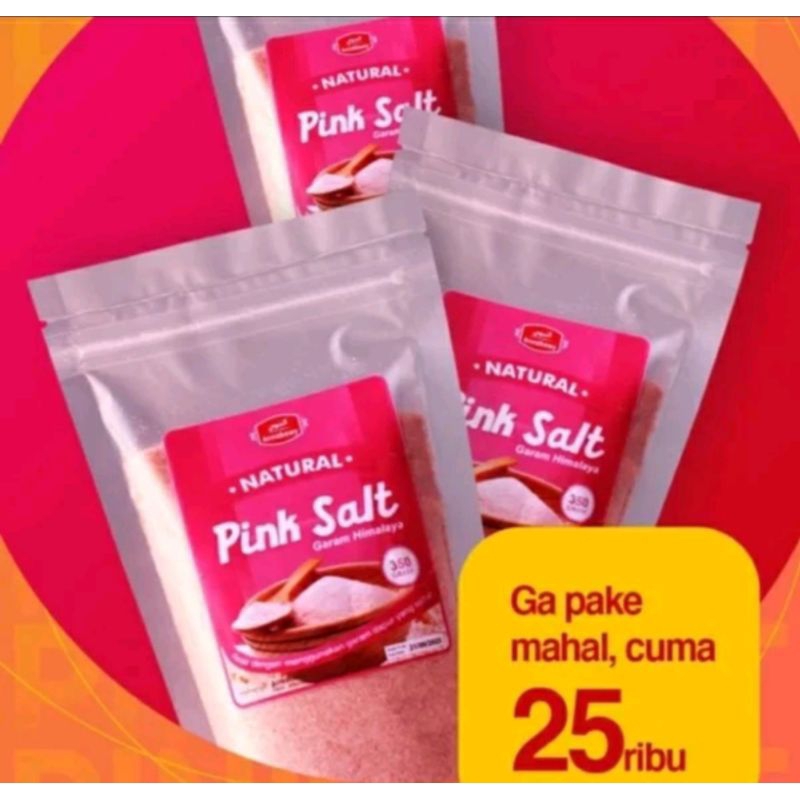 

Garam Himalaya 350 gram Organic Asli Himalaya Pink Salt Annabawy