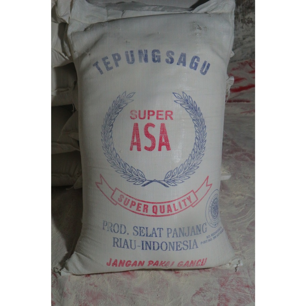 Tepung Sagu Rumbia Cap SUPER ASA Repack 1 KG