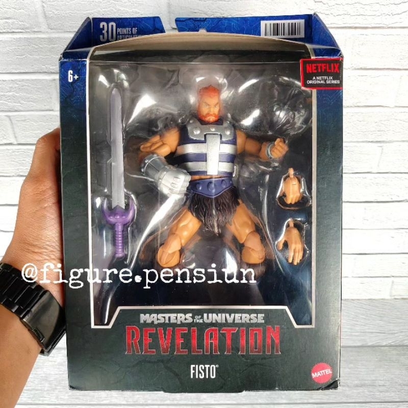 MATTEL MASTERS OF THE UNIVERSE REVELATION FISTO MASTERVERSE ACTION FIGURE ORIGINAL MOTU
