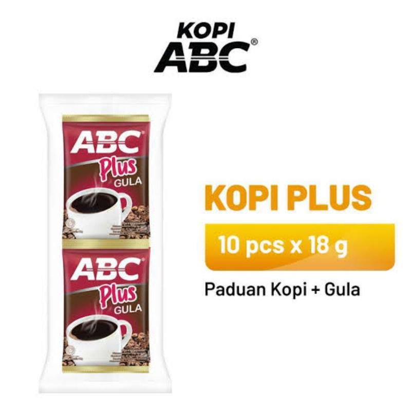 

KOPI ABC PLUS GULA [HARGA PER RENTENG ISI 10 SACHET]