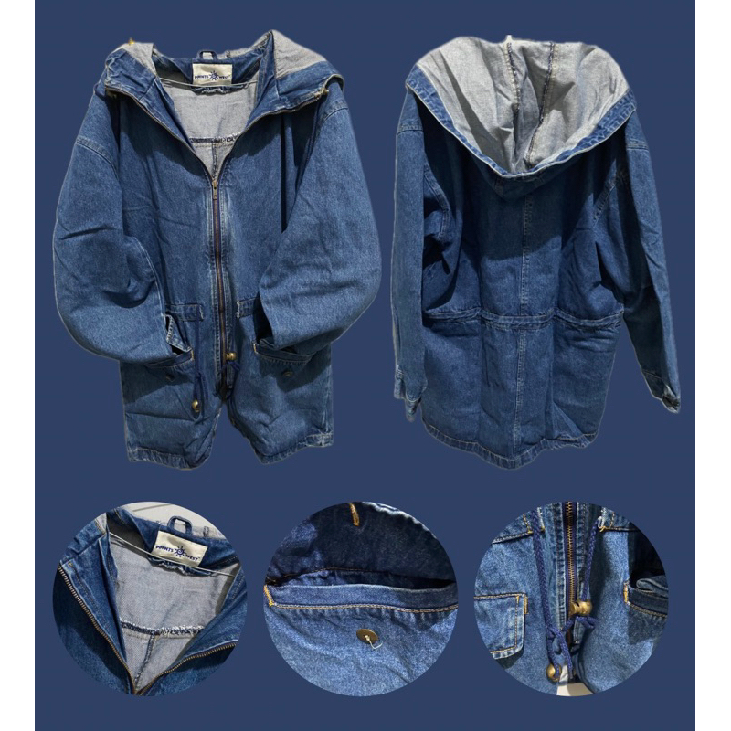 Jaket Denim / jaket Jeans / coat Denim / hoodie jeans (oversize cutting)