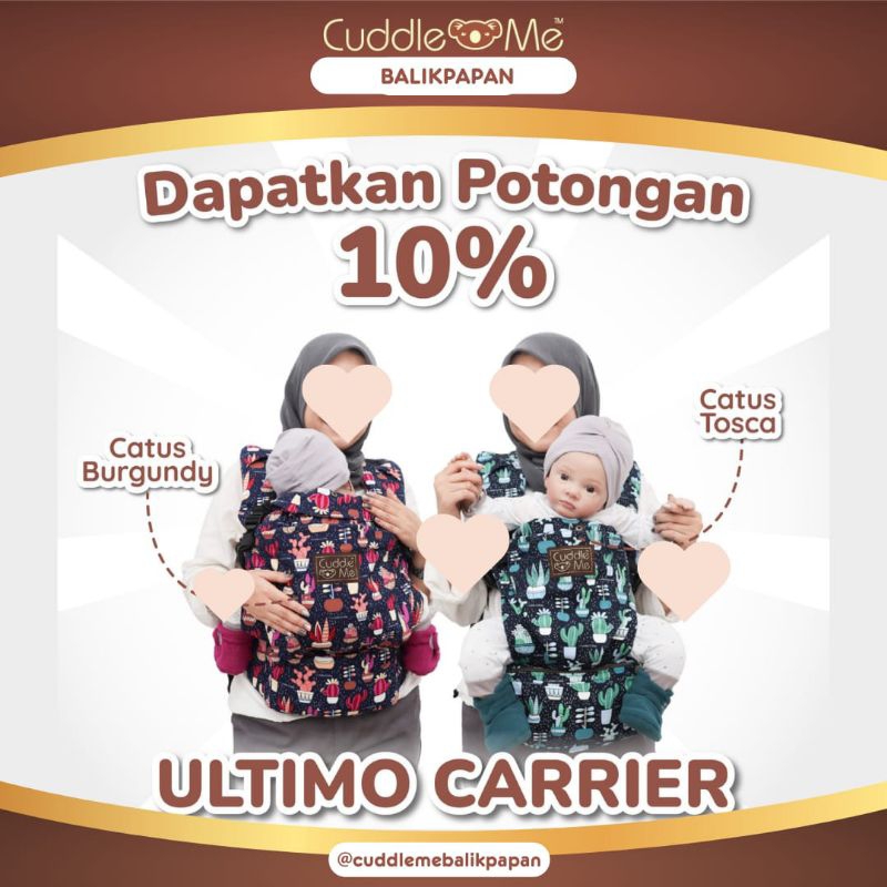 Ultimo Carrier CuddleMe Promo Diskon Motif Cactus Series
