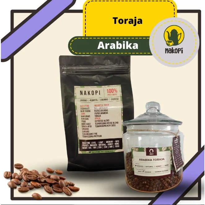 

Nakopi Biji Kopi dan Kopi Bubuk Arabika Toraja Sapan